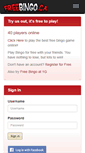 Mobile Screenshot of freebingo.ca